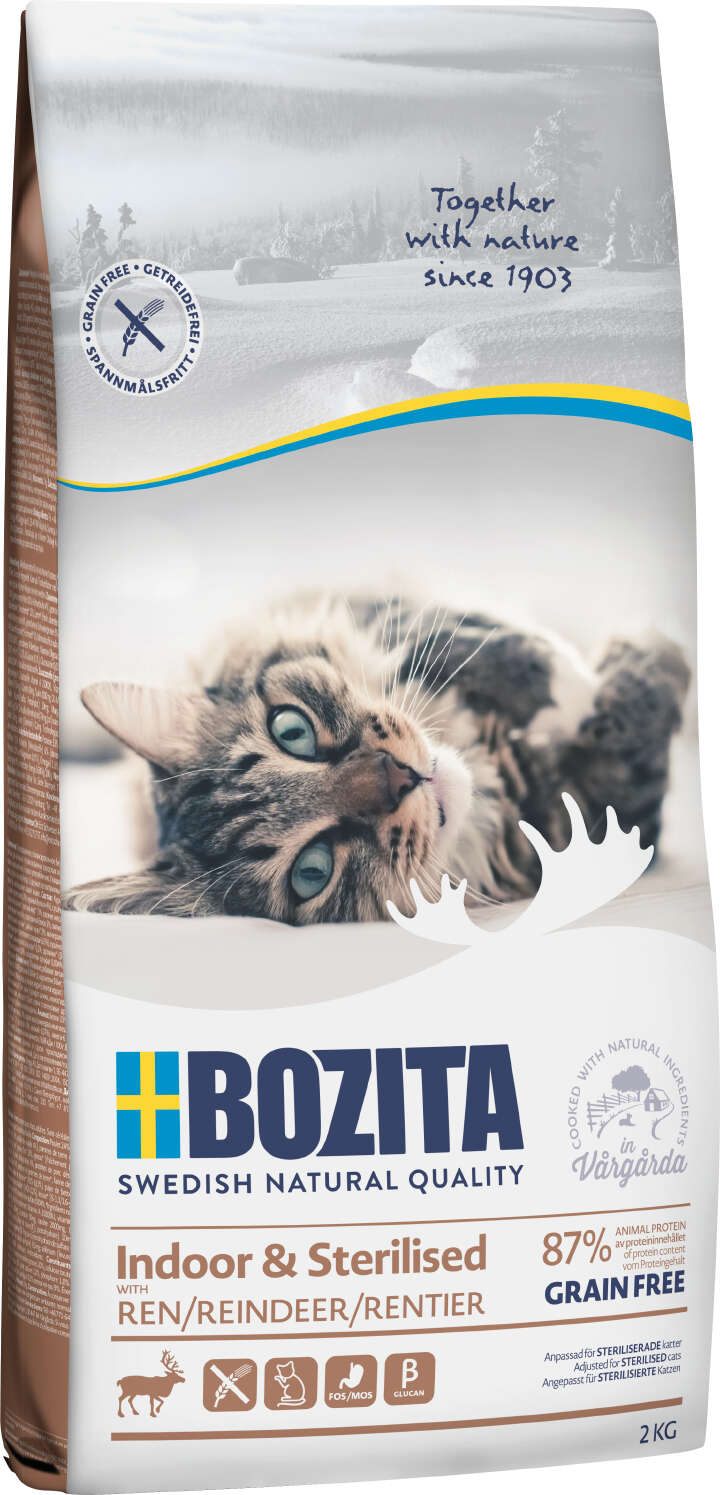 BOZITA Indoor & Sterilised Grain free